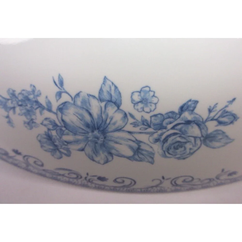Pioneer Woman  Serving Bowl Agatha Blue White 11